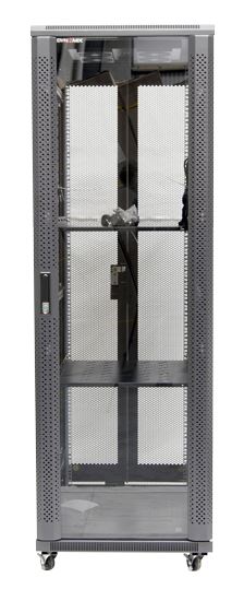 DYNAMIX 37RU Server Cabinet 1000mm Deep (600x1000x1853mm) FLAT PACK. Includes 2x