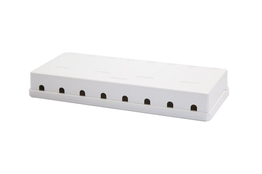 DYNAMIX 8 Port Unloaded Keystone Wall Mount Enclosure Dims: 95x120x30mm