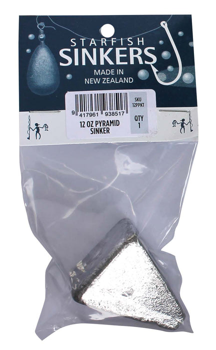 Starfish Pyramid Sinker Packet 12oz (1 per pack) - MTO