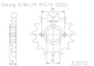 *SPROCKET FRONT ESJOT MADE IN GERMANY XR200R 89-94 CRF230L 08-11 XR250 84-87 14T