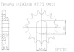 SPROCKET FRONT MOTO MASTER HUSQVARNA TC50 17-21 TC50 MINI 18-21 KTM 50SX 50SX MINI 09-21 11T