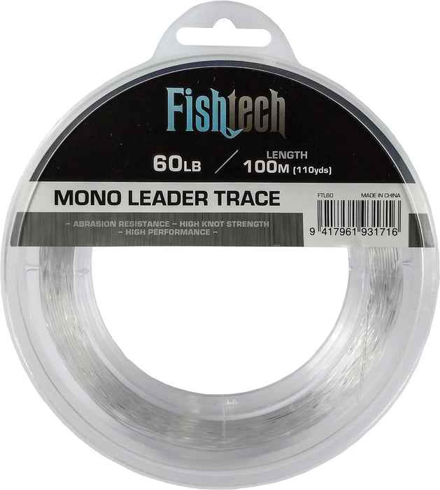 Fishtech Hi Tensile Leader 60lb 100m