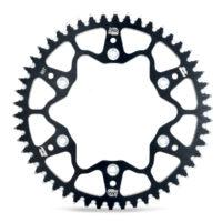 *SPROCKET REAR MOTO MASTER ALUMINIUM SUZUKI RMZ250 07-20 KLX400 03-05 49T BLACK