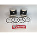 PISTON KIT WOSSNER HONDA CR125R 88-89 2MM OVERSIZE 55.94MM