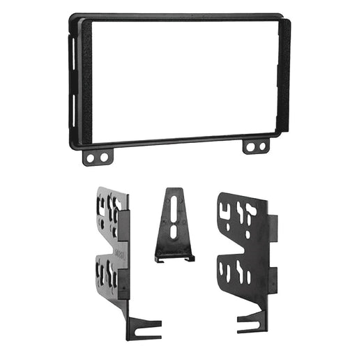 fitting kit ford lincoln explorer 2001 - 2006 double din black