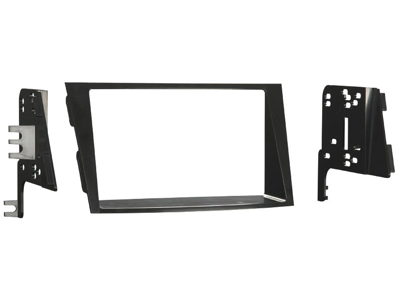 fitting kit subaru legacy outback 2009 - 2014 double din (black)