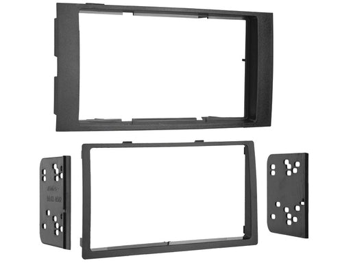 fitting kit vw touareg 2004 - 2010 double din (black)