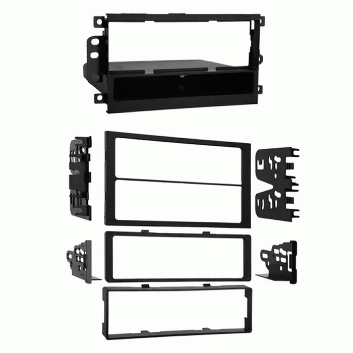 fitting kit gm isuzu suzuki 1990 - 2012 multi kit din & double din (black)