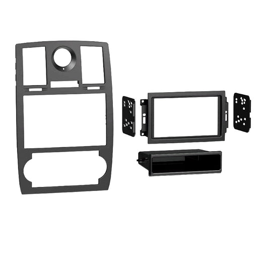 fitting kit chrysler 300c 2005 - 2008 din & double din (black)