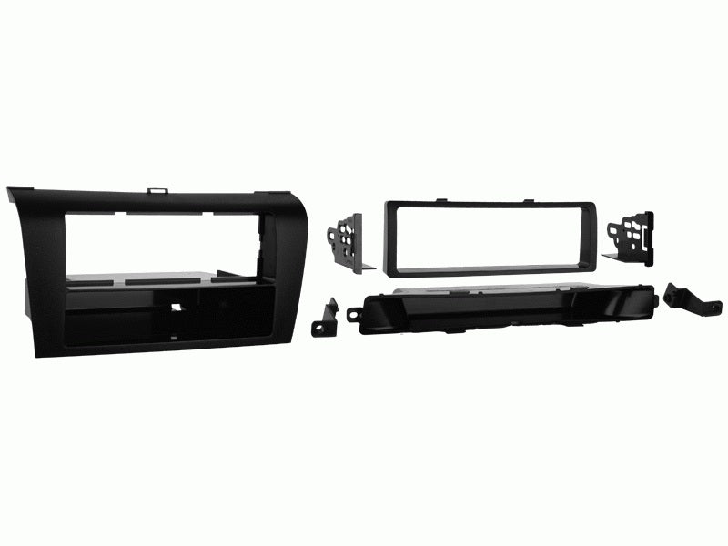 fitting kit mazda 3 axela 2004 - 2009 din only (black)