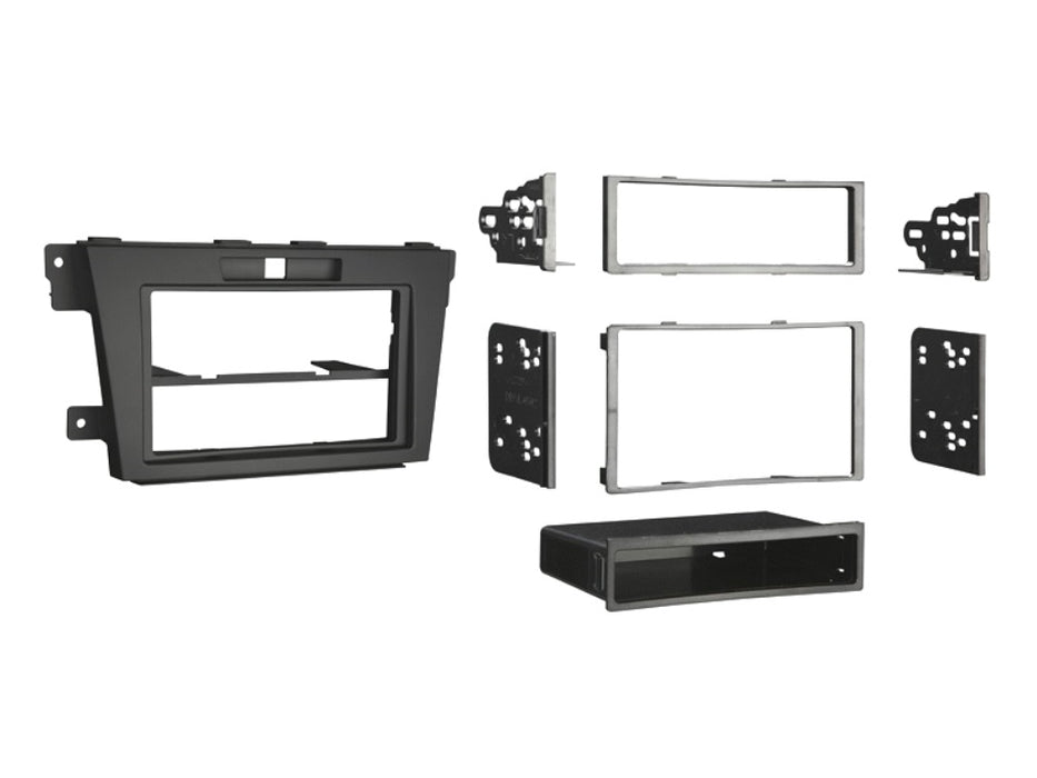 fitting kit mazda cx7 2010 - 2012 din & double din (black)