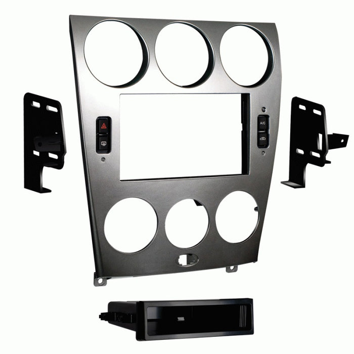 fitting kit mazda 6 atenza 2003 - 2005 only din & double din (silver)