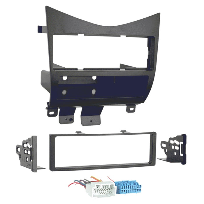 fitting kit honda accord 2003 - 2007 din only (lower dash kit) (black)