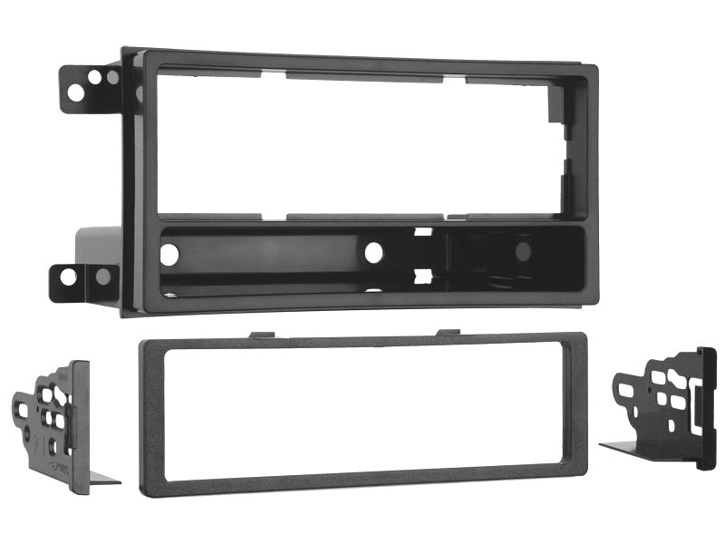 fitting kit subaru impreza forester 2008 - 2014 din only (black)