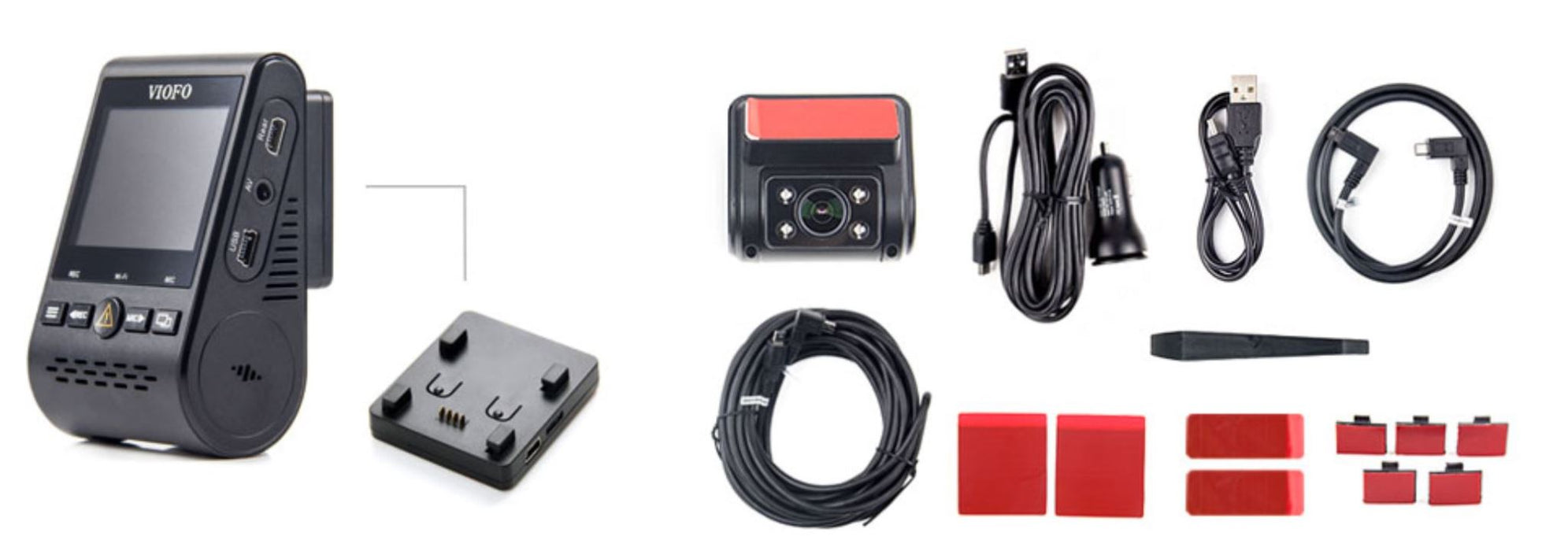 Viofo Dashcam A129 Duo IR 1080P Dual Channel Wifi + GPS (Uber Taxi Model) A129DUO-G IR