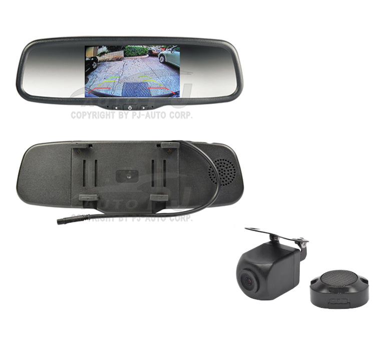 Avs 5" Ahd Clip On Rear View Mirror With Ai Reverse Camera