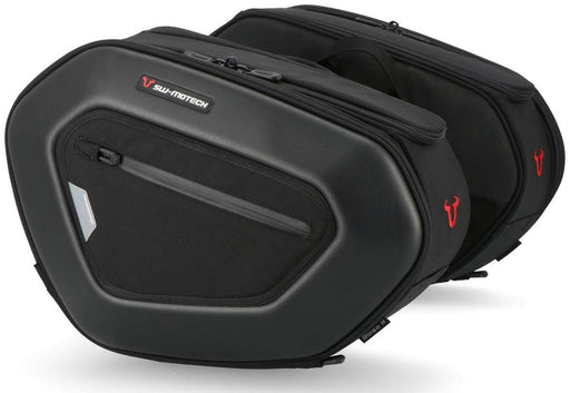 pro blaze high saddlebags sw motech pro1680d ballistic nylon black in pairs