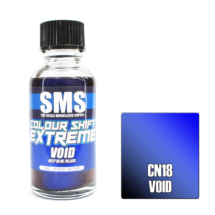 Airbrush Paint 30Ml Colour Shift Extreme Void Acrylic Lacquer Scale Modellers Su