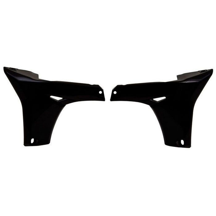 RADIATOR SHROUDS LOWER RTECH YZ450F 10-13 BLACK