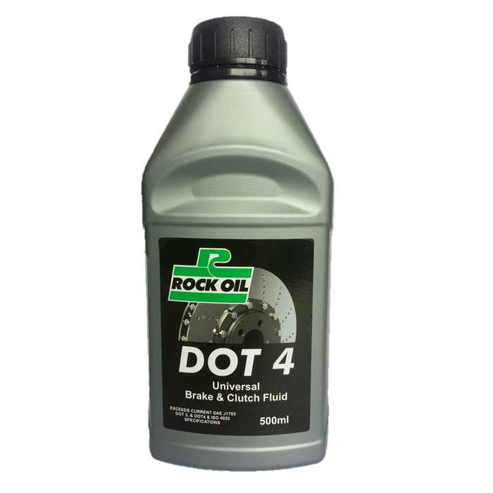 Rock Oil Dot 4 Brake Fluid - 500Ml