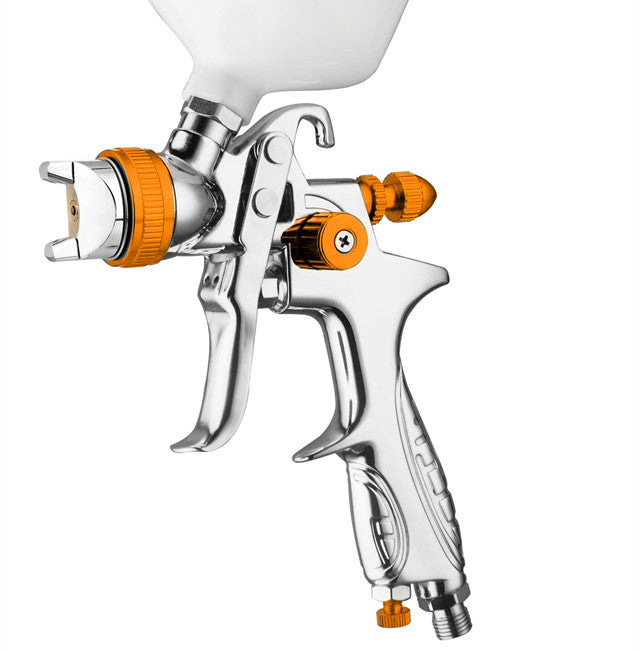 Formula GRAVITY SPRAY GUN 2.0MM WITH 600ML POT ORANGE