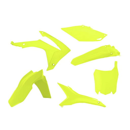 PLASTIC KIT RTECH CRF CRF250R 14-17 CRF450R 13-16 NEON YELLOW