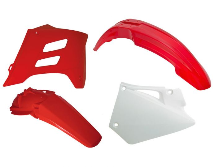 PLASTICS KIT RTECH {INCLUDES FRONT & REAR FENDERS SIDEPANELS & RADIATOR SHROUDS}