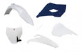 PLASTIC KIT RTECH HUSQVARNA FRONT &amp;REAR FENDERS SIDEPANELS &amp;RADIATOR SHROUDS &amp;FRONT NUMBERPLATE TC85