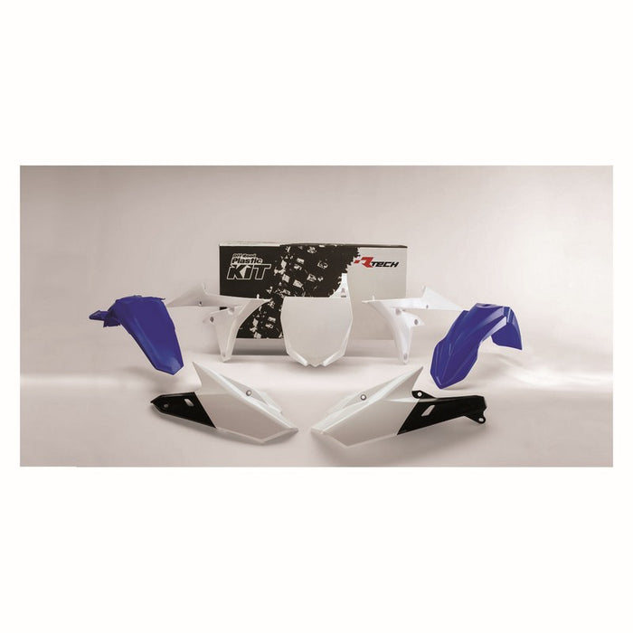 PLASTIC KIT RTECH YAMAHA YZ250F 14-18 YZ450F 14-17 BLUE/WHITE