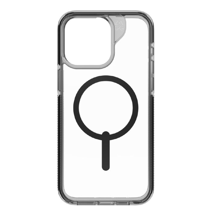 ZAGG Santa Cruz Snap iPhone 15 Pro Max Case - Clear / Black