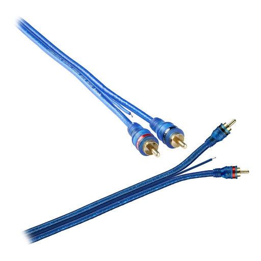 RAPTOR RCA LEAD NEON BLUE 4.57 METRE 2 TO 2 RCA