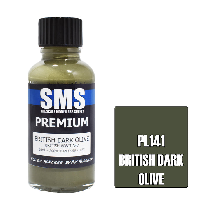 Air Brush paint 30ML PREMIUM BRITISH DARK OLIVE ACRYLIC lacquer