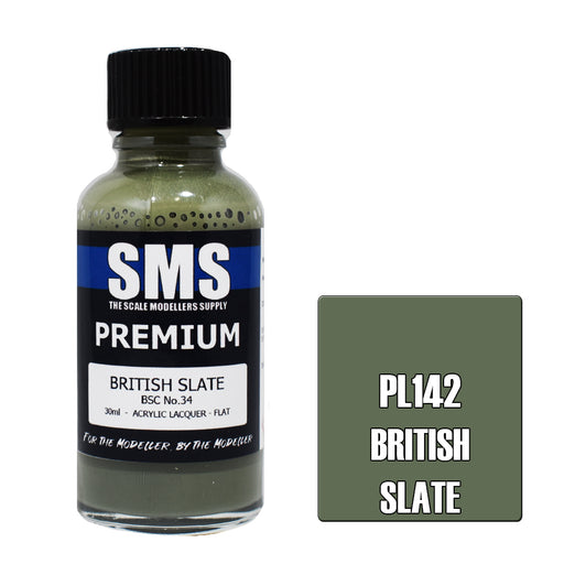 Air Brush paint 30ML PREMIUM BRITISH SLATE ACRYLIC lacquer