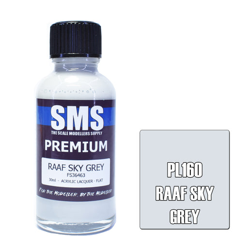 Air Brush paint 30ML PREMIUM RAAF SKY GREY ACRYLIC lacquer