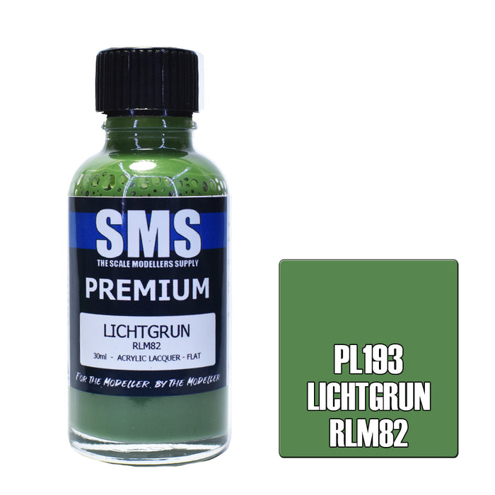 Air Brush paint 30ML PREMIUM LICHTGRUN RLM82 ACRYLIC lacquer