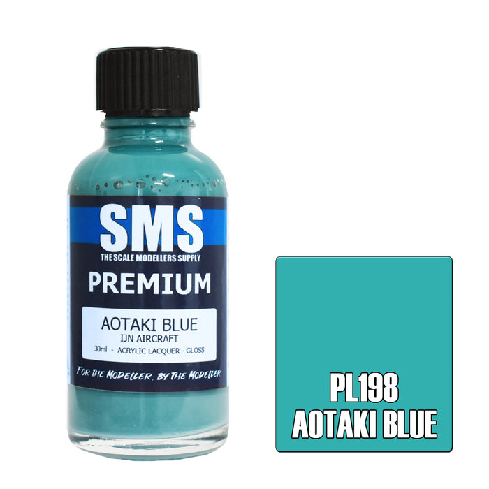 Air Brush paint 30ML PREMIUM AOTAKI BLUE  ACRYLIC lacquer SCALE MODELLERS SUPPLY