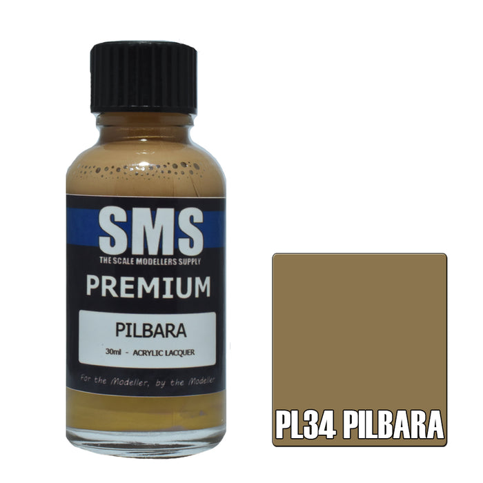 Air Brush paint 30ML PREMIUM PILBARA ACRYLIC lacquer SCALE MODELLERS SUPPLY