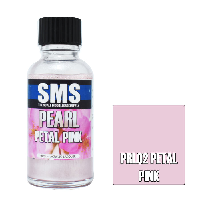 Air Brush paint 30ML PEARL PETAL PINK ACRYLIC lacquer SCALE MODELLERS SUPPLY