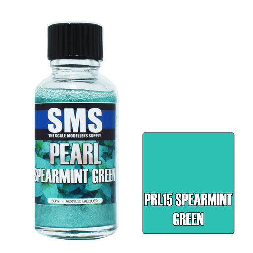 Air Brush paint 30ML PEARL SPEARMINT GREEN ACRYLIC lacquer