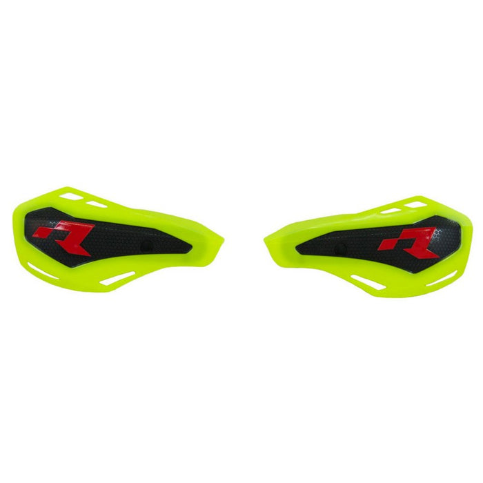 HANDGUARDS RTECH HP1 COVERS ONLY FITS STD KTM &amp; HUSQVARNA OR RTECH MOUNTS FLURO YELLOW