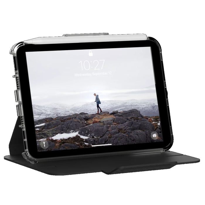 UAG iPad Mini Gen 6 2021 Folio Flip Stand Case Lucent Black