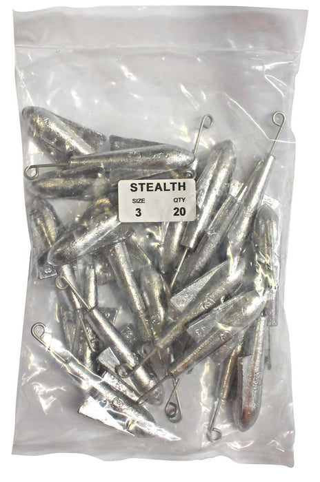 Stealth Sinker Bulk Pack 3oz (20 per pack)