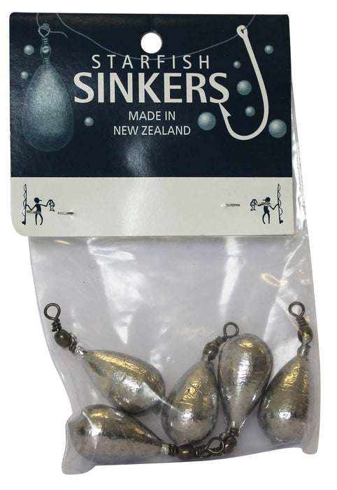 Starfish Swivel Sinker Packet 1oz (5 per pack)