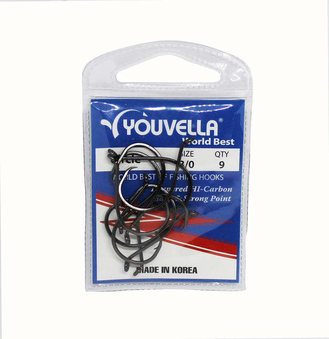 Youvella Circle Hooks 3/0 (9 per pack)