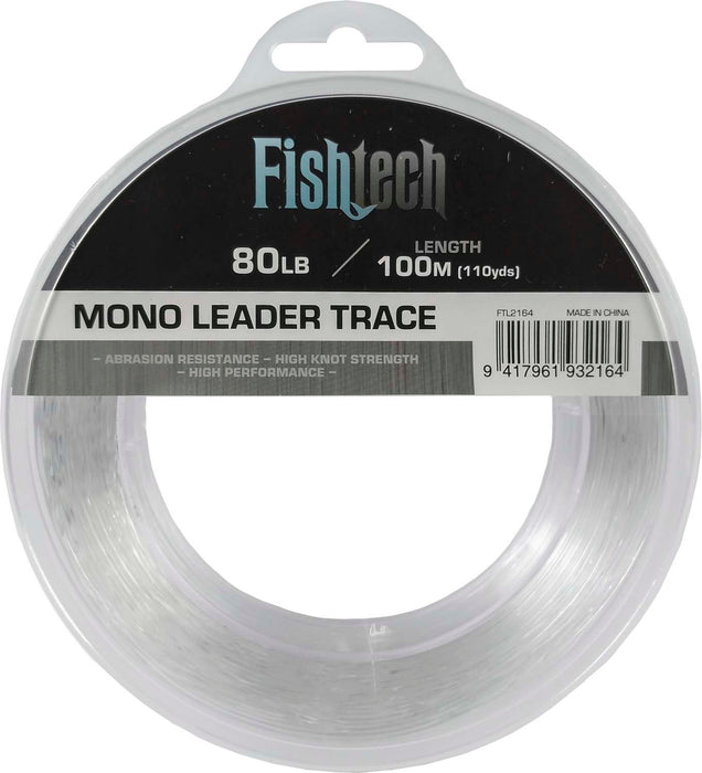 Fishtech Hi Tensile Leader 80lb 100m