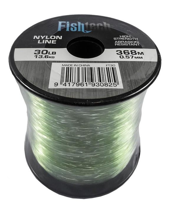 Fishtech 1/4 Pound Nylon Spool 30lb 368m