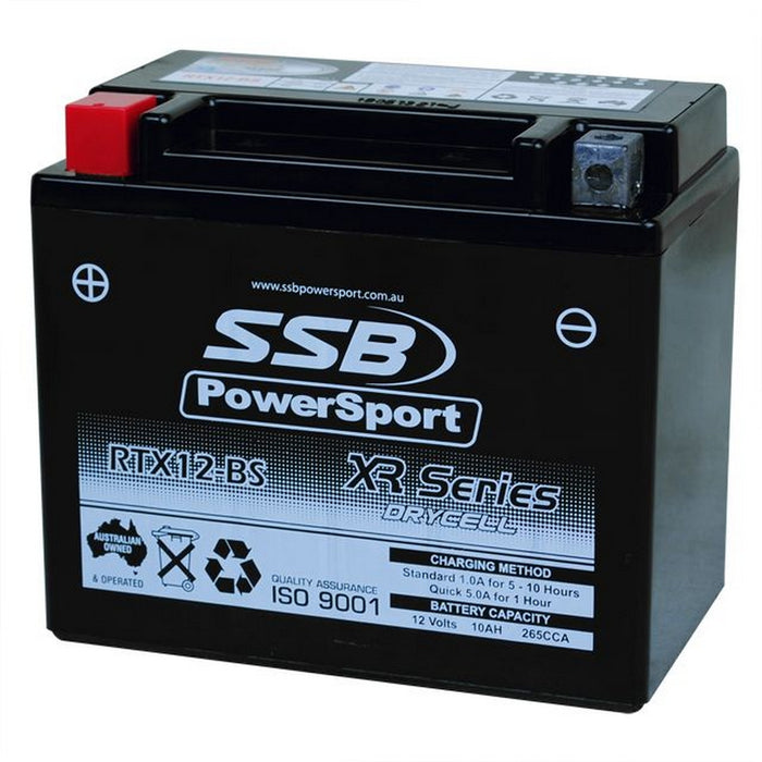 Motorcycle motorbike battery (YTX12-BS) AGM 12V 10AH 265CCA BY SSB