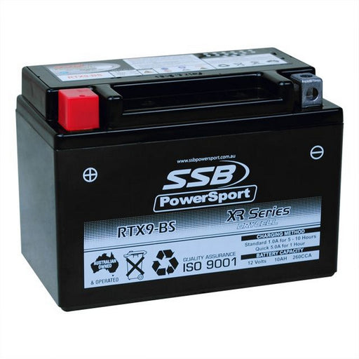 Motorcycle motorbike battery (YTX9-BS) AGM 12V 10AH 260CCA BY SSB