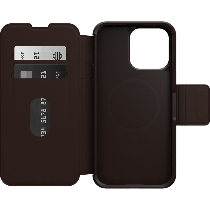 OtterBox Strada Magsafe iPhone 15 Pro Max Case Espresso Brown