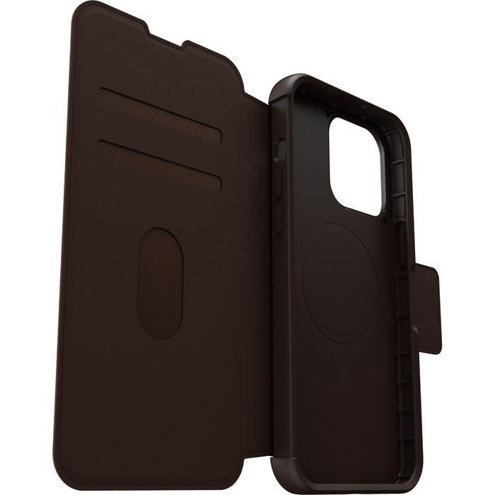 OtterBox Strada Magsafe iPhone 15 Pro Max Case Espresso Brown